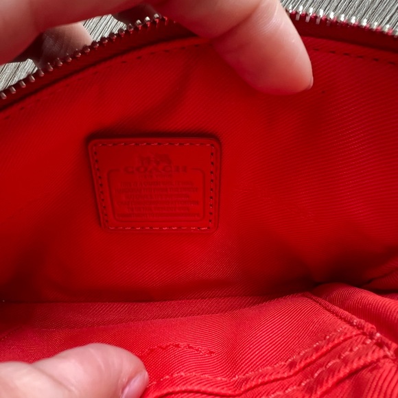 Coach Corner Zip Wristlet - Picture 7 of 9